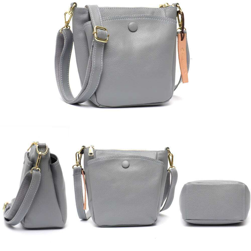 Designer Bag SC Casual Functional Small Crossbody Bags Women Fashion Genuine Leather Shoulder Handbags Multi Pockets Daily All Match Purses