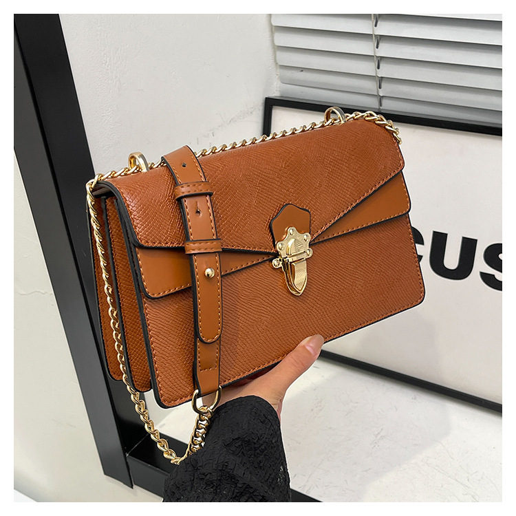 Cross border small square bag multifunctional social style elegant handbag designer bag shoulder bag women's crossbody bag
