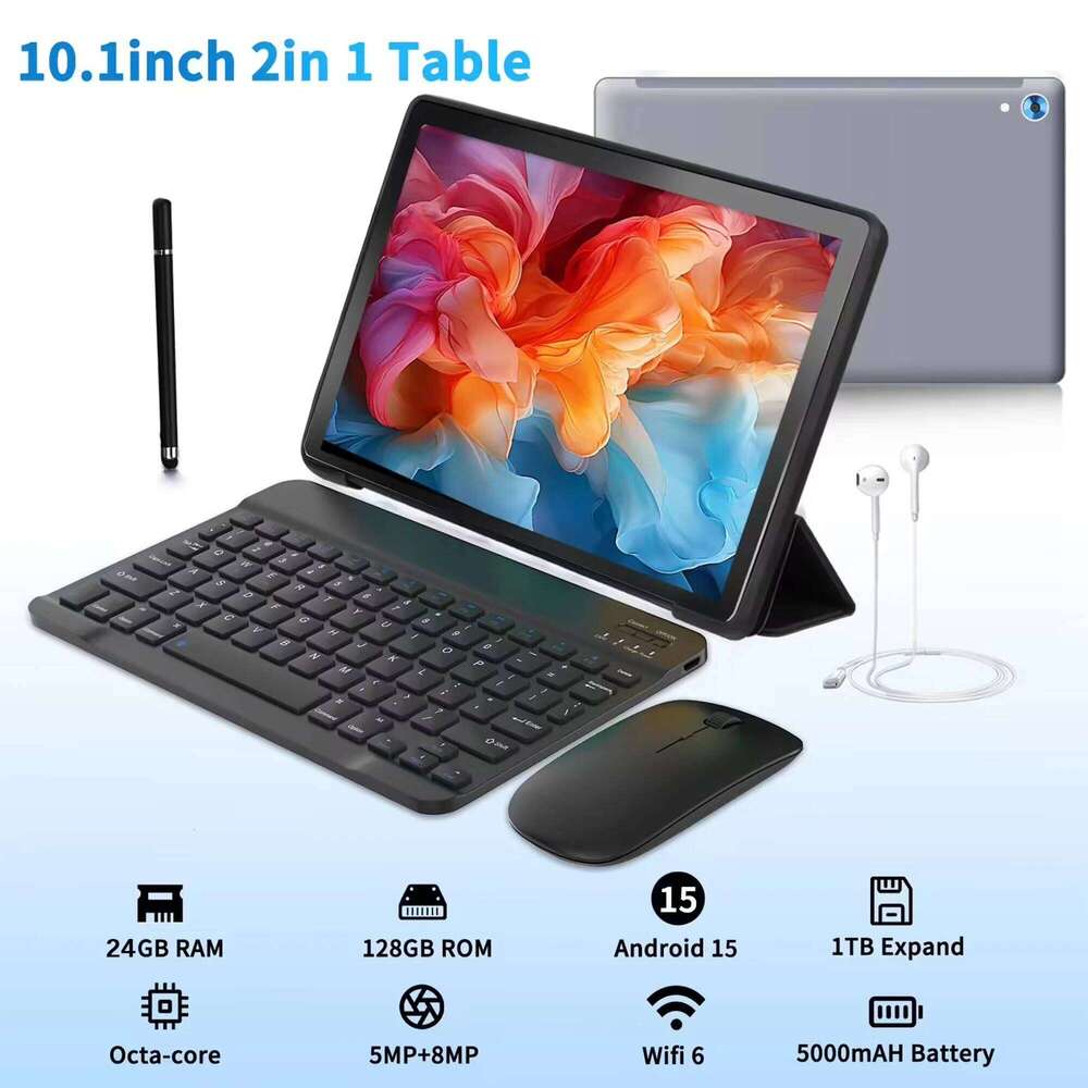 Premium Brand URAO C Tab: High-Speed Dual-Core CPU, HD Camera Plus Keyboard/Mouse Set Accessory Pack