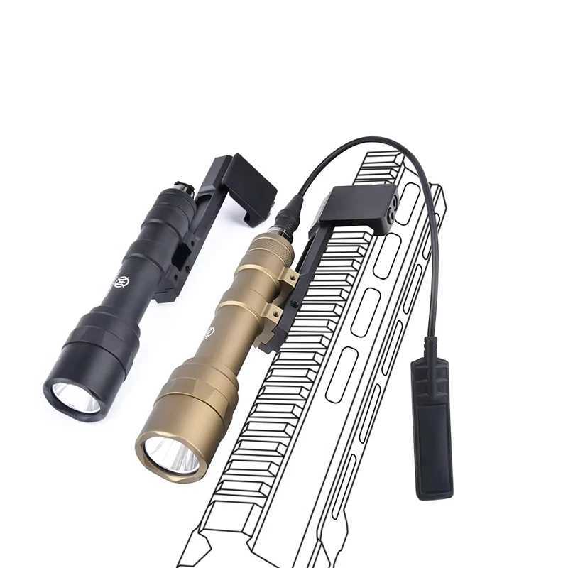 Tactical Surir M600 Flashlight M600U D Spotlight With 45 Offset Adaptive Light Mounting Metal Base For 20MM Picatinny RailXJ250718