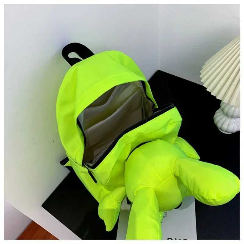 Female Backpack Cartoon Cute Rabbit Backpack 2025 New Large Capacity Action Figure Lightweight Student School Bag Girl Travel Bag y250718