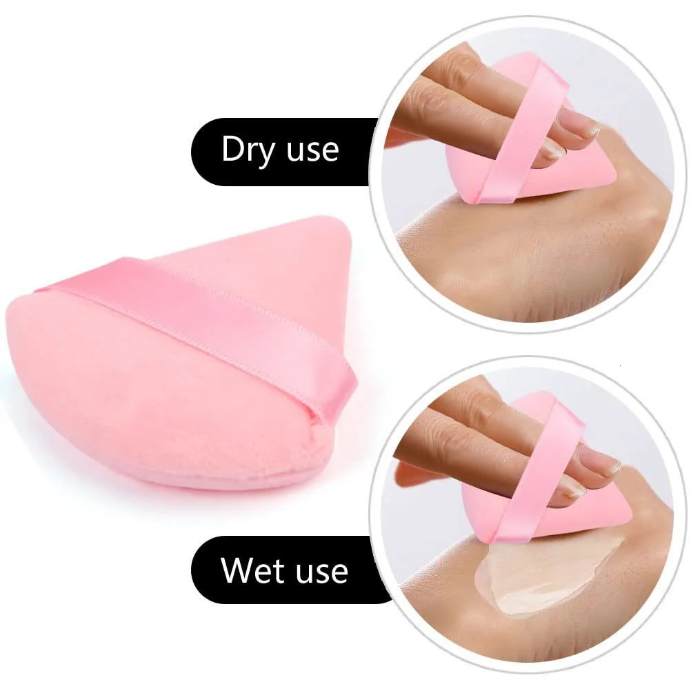Powder Puff Face Makeup Sponge Cosmetics Soft Cotton Washable Velvet Tools 250716