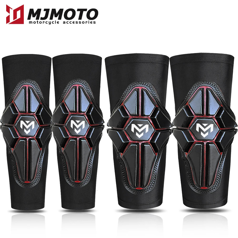 MJMOTO Summer Motorcycle Elbow Knee Pads Children Quickdrying Motocross Antifall Motorbike Kneepad Breathable Child 250708