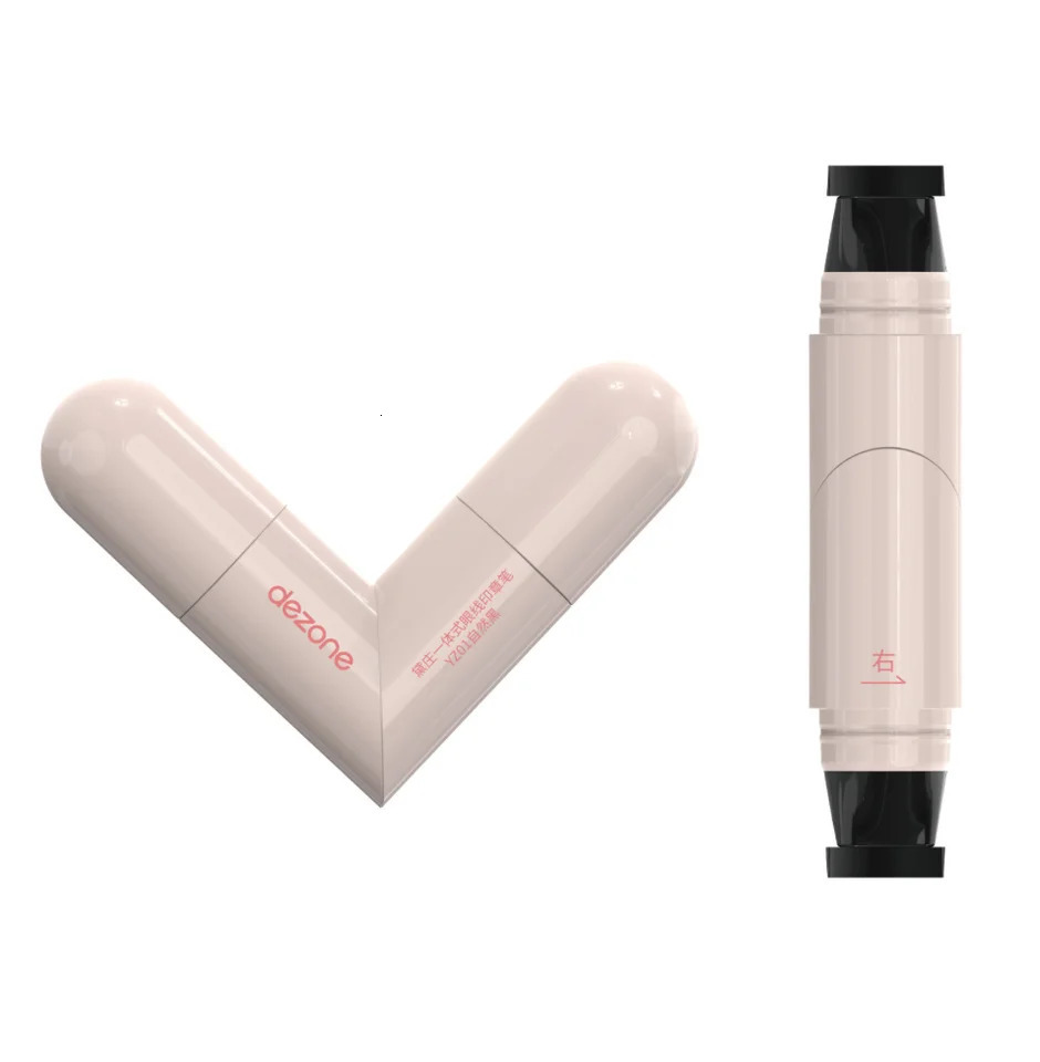DEZONE eyeliner Stamp Integrated Eyeliner Stamp Precise Outline signet long-lasting eyeliner liquid pen Makeup Cosmetics 250716