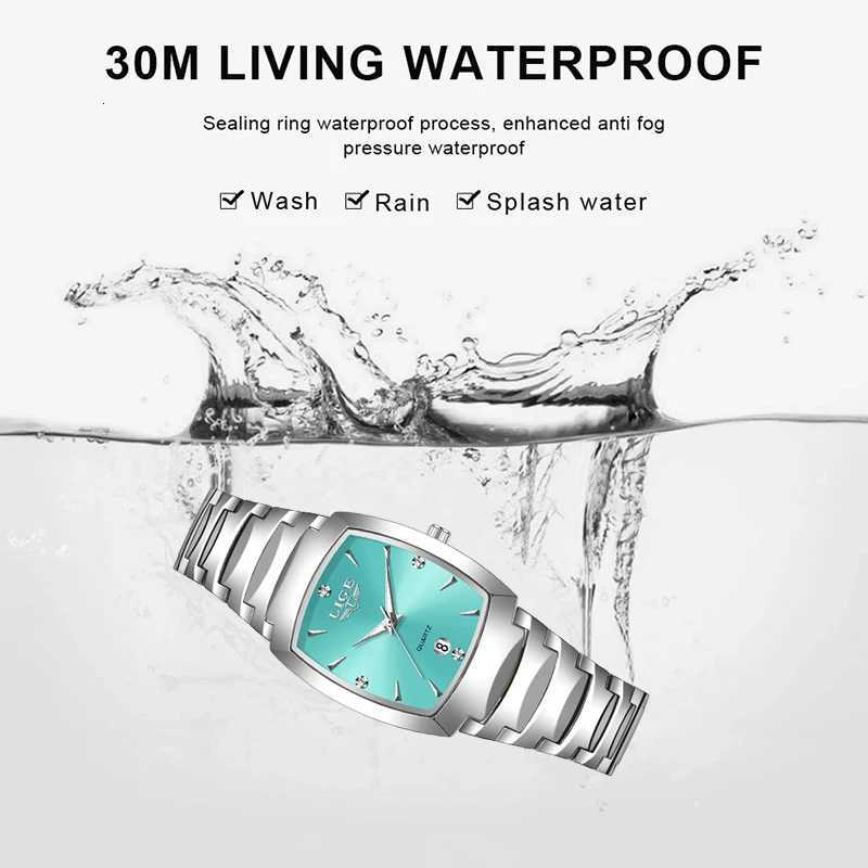LIGE New Ladies Waterproof Watch Luxury Stainless Steel Women Watches Creative Fashion Original Elegant Quartz Wristwatch Gift W250718