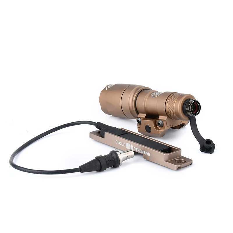 300A/M600C D Flashlight SF Mark With Metal Pure Pad Switch For 300 M600 Tail Switch Airsoft Equipment Hunting LampXJ250718