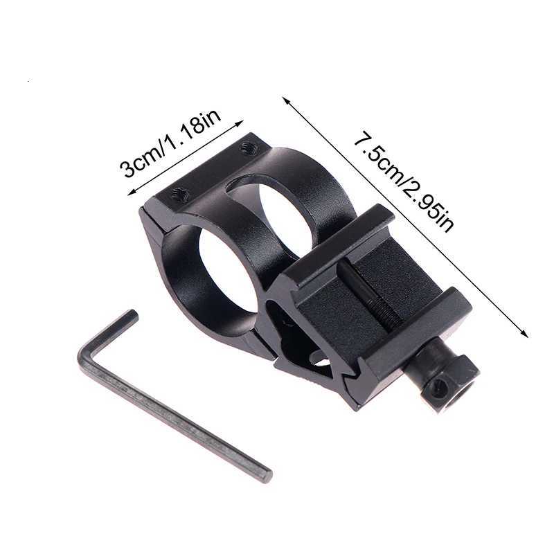 1 Pair Tactical 25.4mm Quick Release Offset Flashlight Scope Mount 20mm Rail 45 Degree Sight Mount Hunting Accessories XJ250718