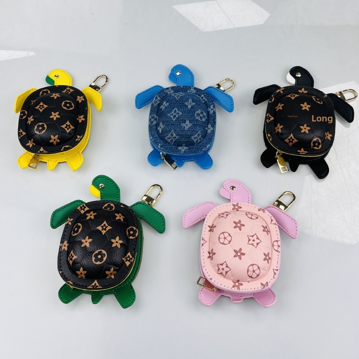 Mini Turtle Accessories Pendant Hanging Decoration Earphone Bag Coin Purse for Women TikTok Live ddmythur