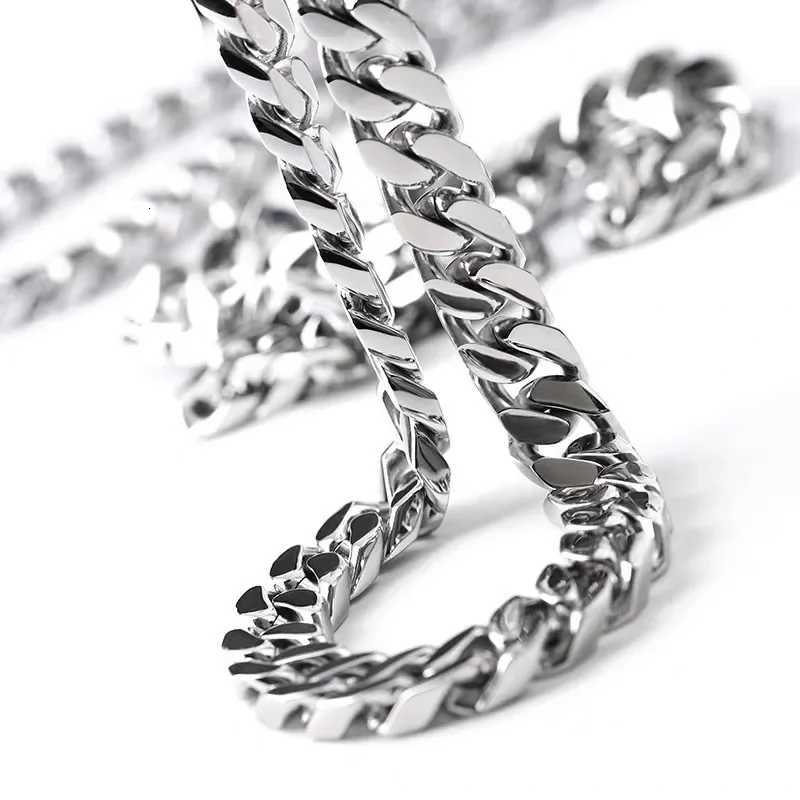 Cuban Link Chain Necklaces Ma Stainss Steel Long Necklace Jewelry Hip Hop Blg Necklace Gifts for Ma Accesories Whosa W250718