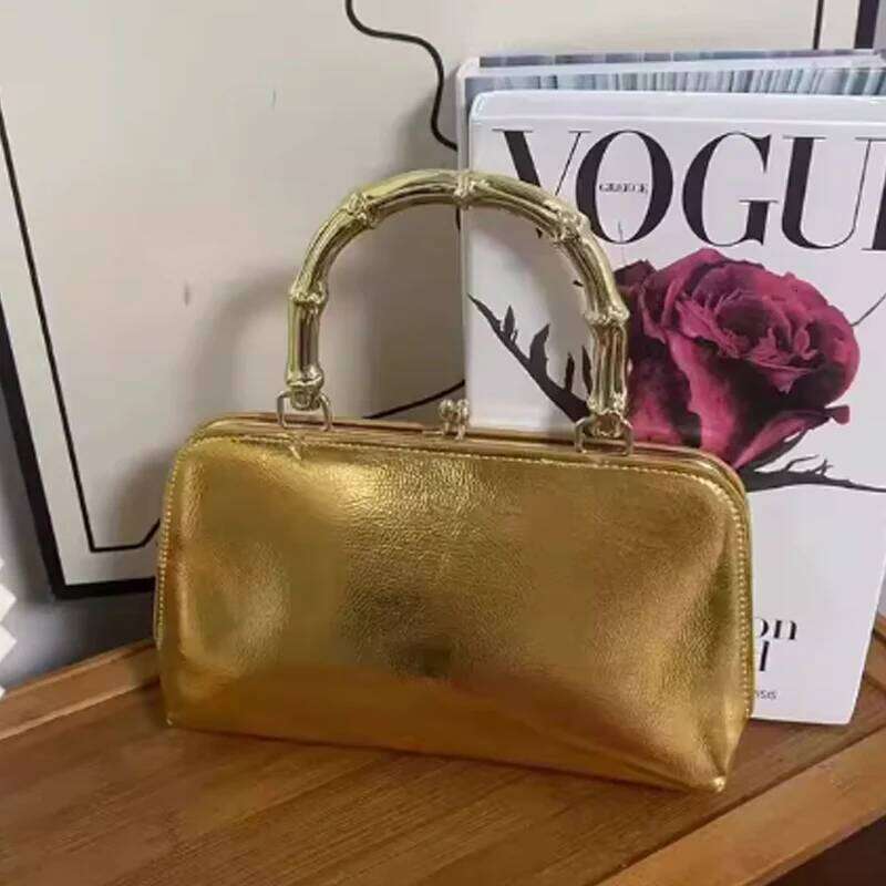 High Quality Design Gold Women Handbag Fashion Dinner Shoulder Crossbody Bag