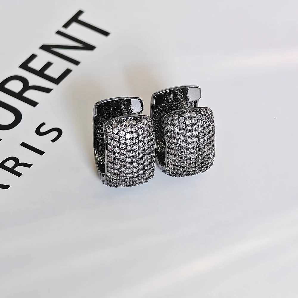 Moonso Trendy Rose Gold Silver Color Engagement Hoop Earrings for Women Anniversary Gift Jewelry Free Shipping Items E8451 XJ250718