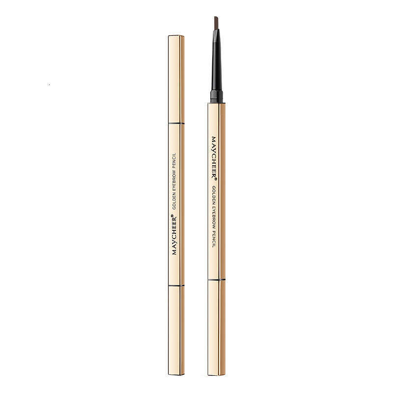 Internet Celebrity Bar Double-Ended Eyebrow Pencil Ultra-Fine Small Gold Chopsticks Waterproof Sweat-Proof Long-Lasting Smudge-Proof