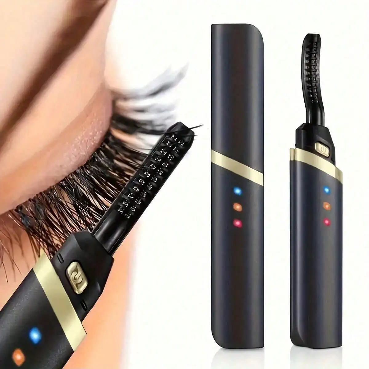 1pc Portable Electric Eyelash Curler Rechargeable For Fast Natural Lash Curling Effect Makeup Tool For Women 250716