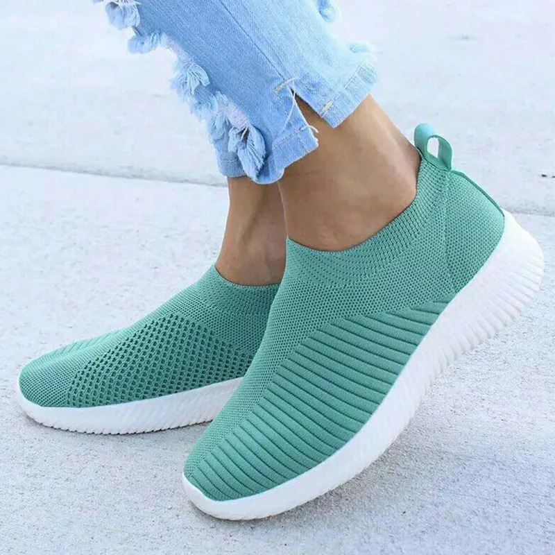 Womens Sneaker Slip On Women Sneakers Breather White Shoes Women Casual Sneaker Sports Shoes Comfortable Vulcanize Shoes Female 250717