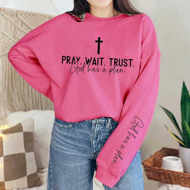 Uplifting Christian Quote Crewneck Sweatshirt Long Sleeve Womens Fashion Oversized Sweatshirts Inspirational Print Pullovers Z250719