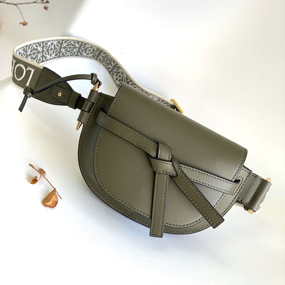 Loewens Handbag High Quality Designer Handbag Mini Puzzles Bag Shoulder Saddle Black Brown Flap Genuine Leather Tote Bags Crossbody Bags Cross Body Bag 784