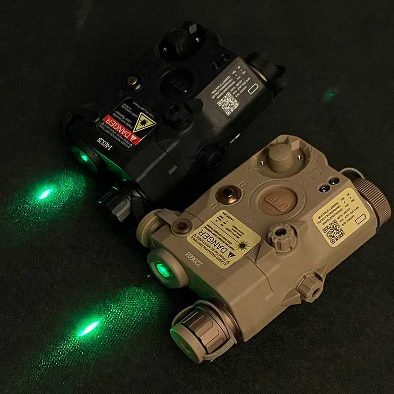 Tactical Airsoft PEQ15LA5C Red Dot Green Blue IR Fill Light Laser Indicator Optic Weapon Scout Light D Strobe Flashlight XJ250718