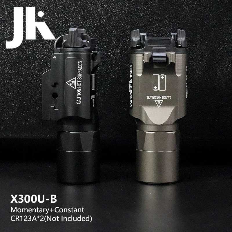 300U-B 300U Hunting Flashlight D White Light Strobe 300U-B Hunting Weapon Scout Light Fit 20mm Rail XJ250718