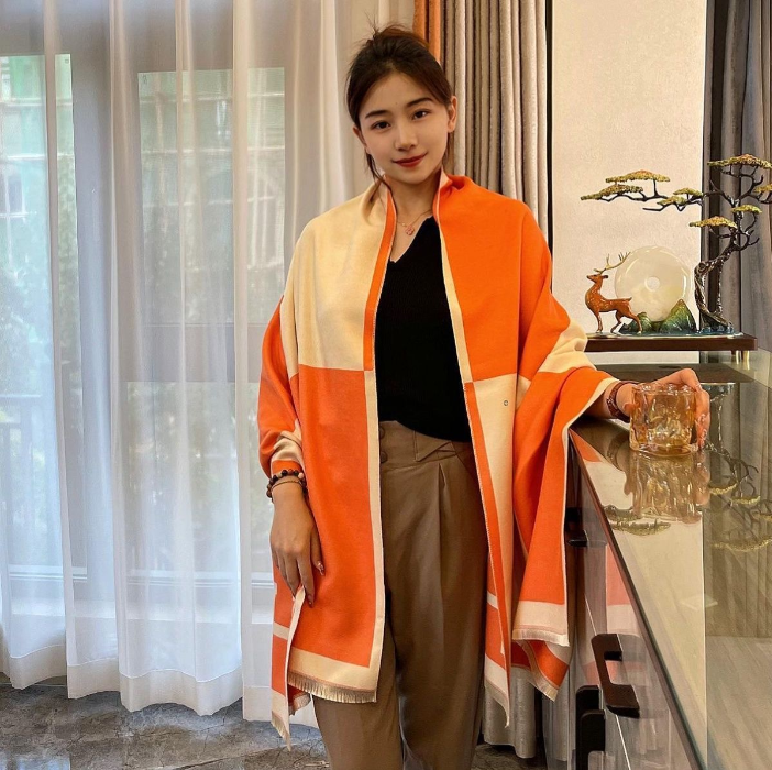 Designer Scarf Winter Scarf pashmina for Designers warm Scarfs Fashion Classic Women imitate Cashmere Wool Long Shawl Wrap