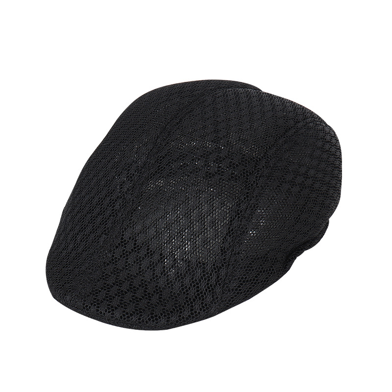 Spot supply: Plum blossom mesh duckbill hat, summer outdoor sun shading old man hat, mesh hat, middle-aged and elderly