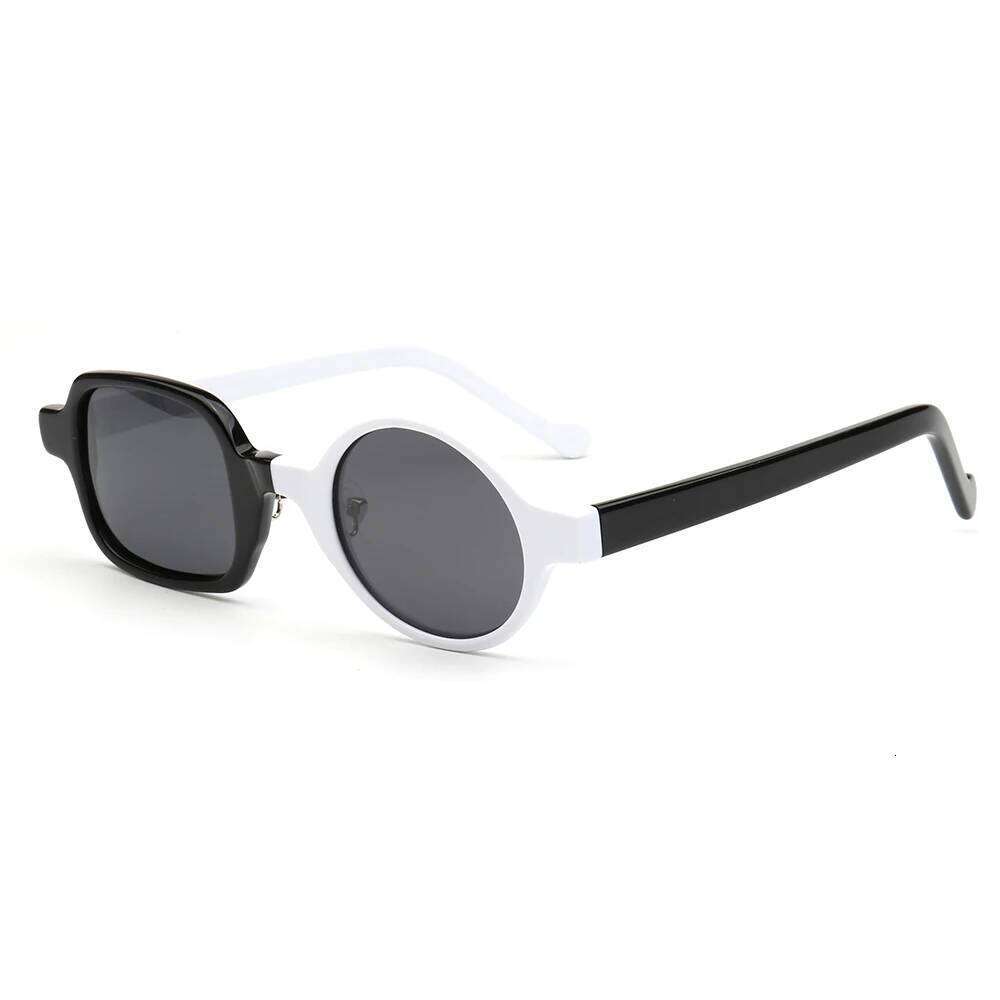 Trendy Mismatch Sunglasses Mens Women Polarized Sun Glasses Irregular UV400 Driving Frames Green Brown Fashionable Trips Fishing