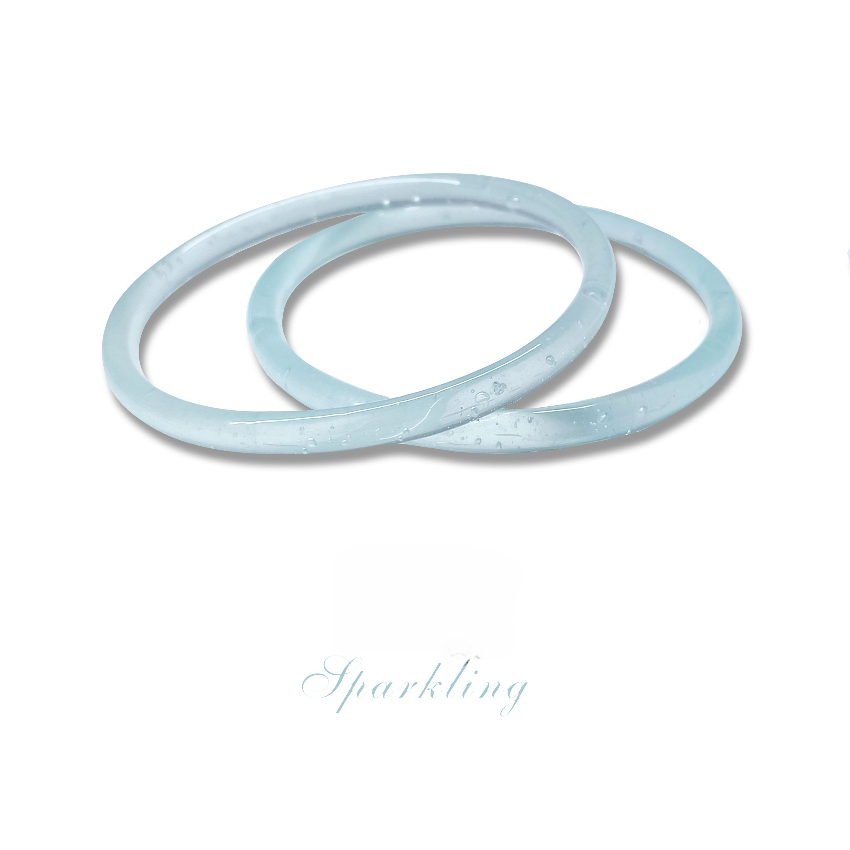 Xiling Original Design "Jingling Bells, Clear Sky" Glazed Glass Artistic Jewelry