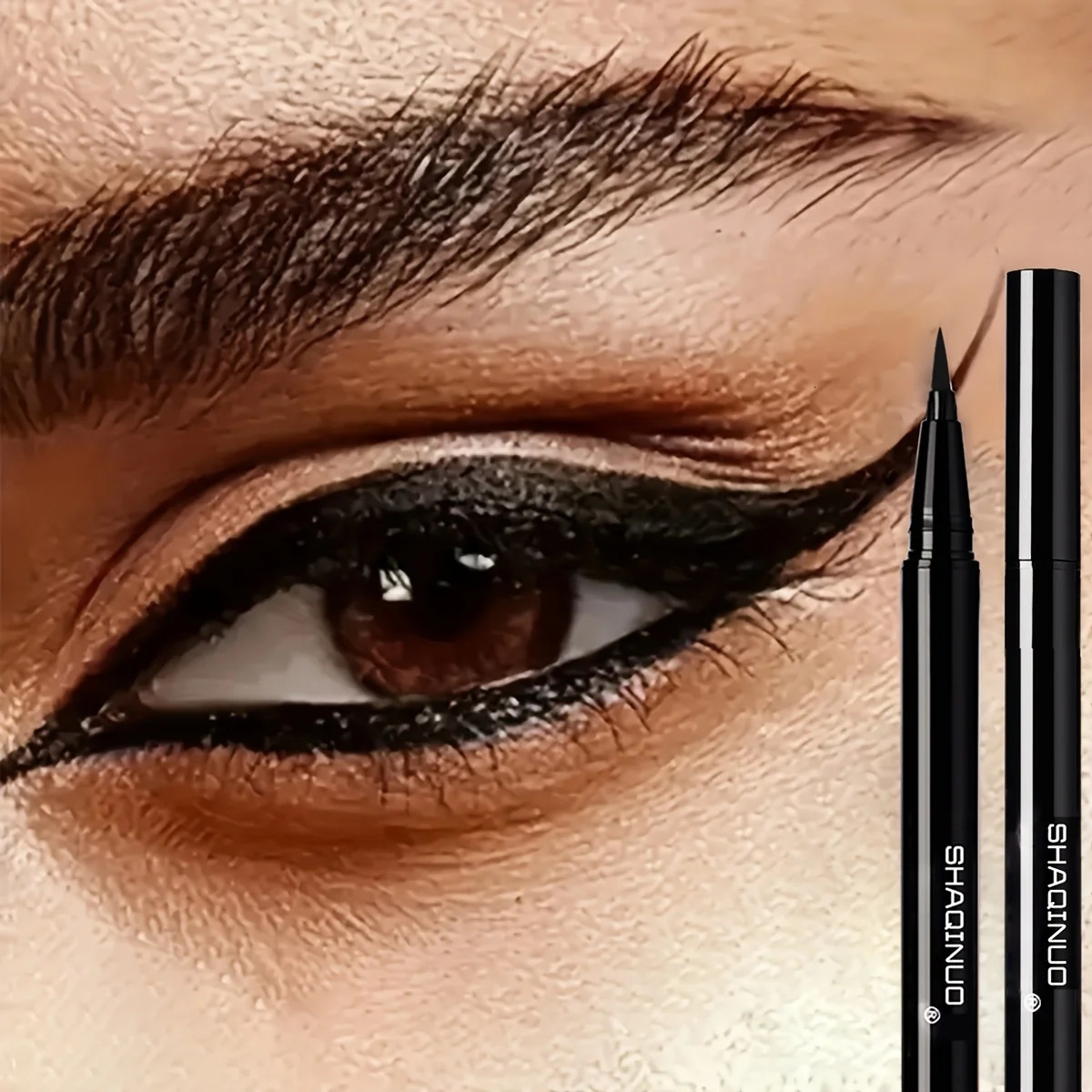 12pcs Deep Stereoscopic Eyeliner Is Durable Waterproof And Sweat-proof No Smudge Quick-drying Delicate Nib Easy To Control 250716