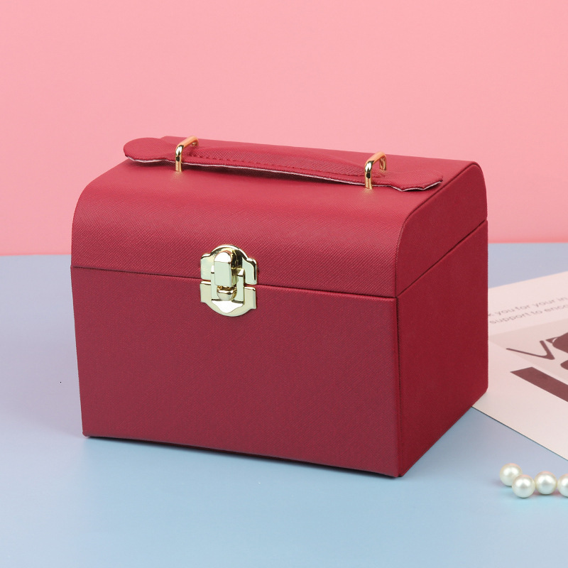 2025 New Ring Jewelry Box Pendant Display Storage Box Chinese Jewelry Box Designer Bag Women's Shoulder Bag Large Capacity Handbag