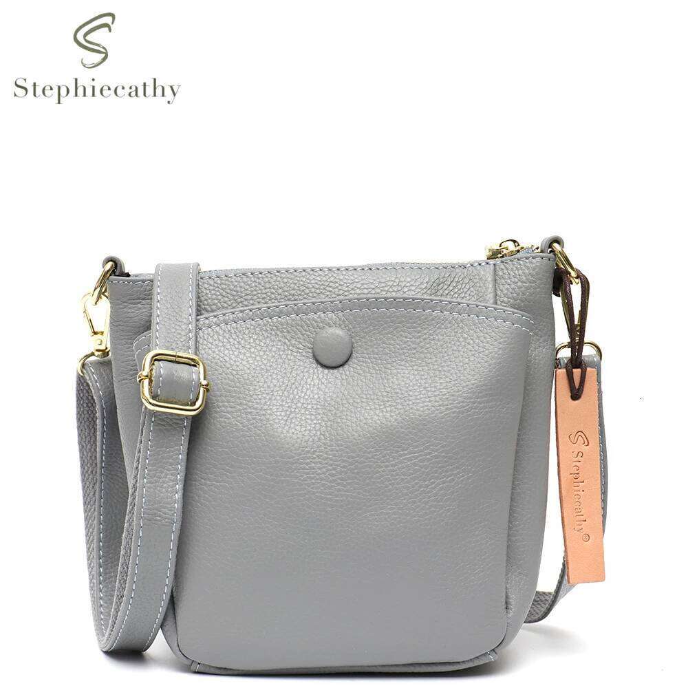 Designer Bag SC Casual Functional Small Crossbody Bags Women Fashion Genuine Leather Shoulder Handbags Multi Pockets Daily All Match Purses
