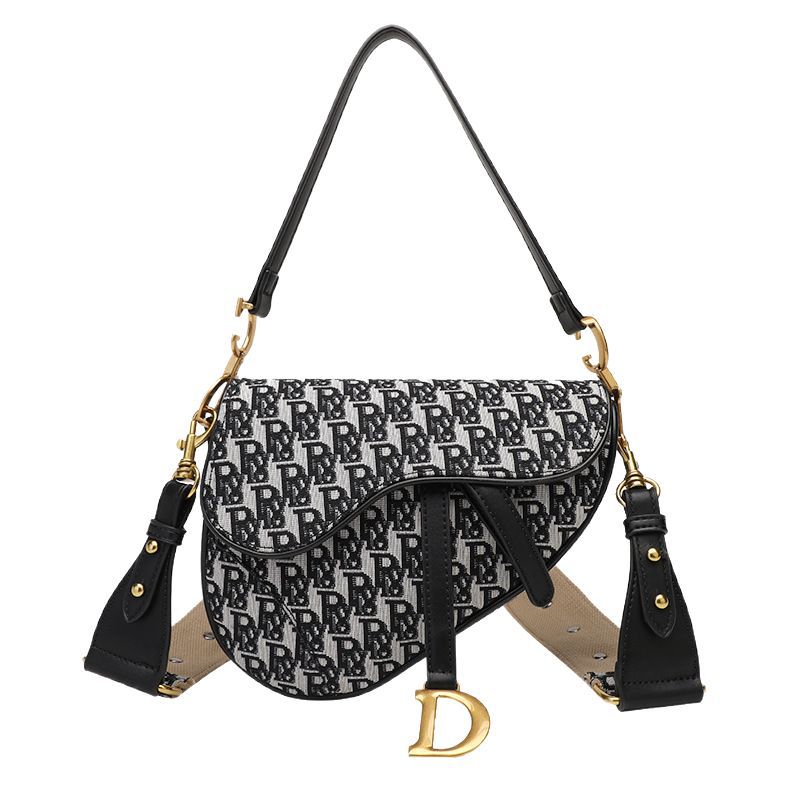 Lanjia- Free Shipping Designer Shoulder Bags New Saddle With Embroidery For Women Versatile Fashion Single Shoulder Crossbody Vintage Armpit Bag 06Da5