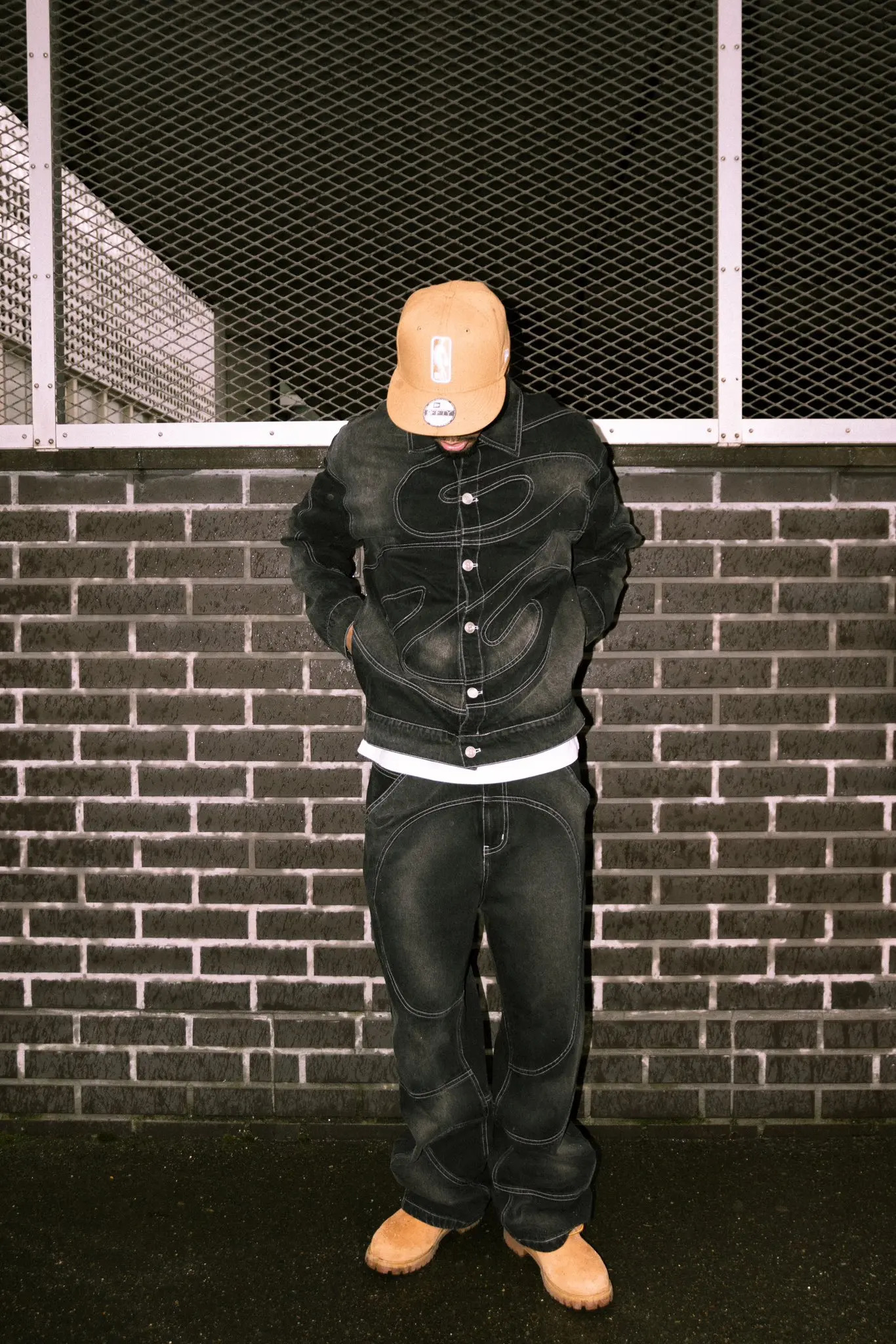 Retro Gothic Tracksuit Men Y2k Jeans Men Clothes Oversized Striped Pattern Jacket Sweatpants Two Piece Set Clothes for Men 250715