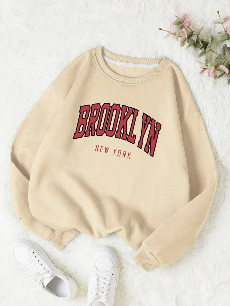 Brooklyn New Work Printed Hoodies Women Cotton Colorful Clothes Basic Trend Hooded Tops Be Durable Harajuku Hoodie Womens Z250719