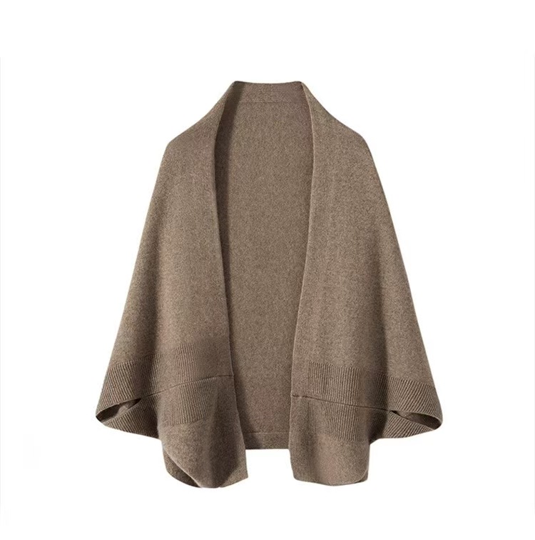 K1398 100% wool shawl scarf dual-purpose knitted warm