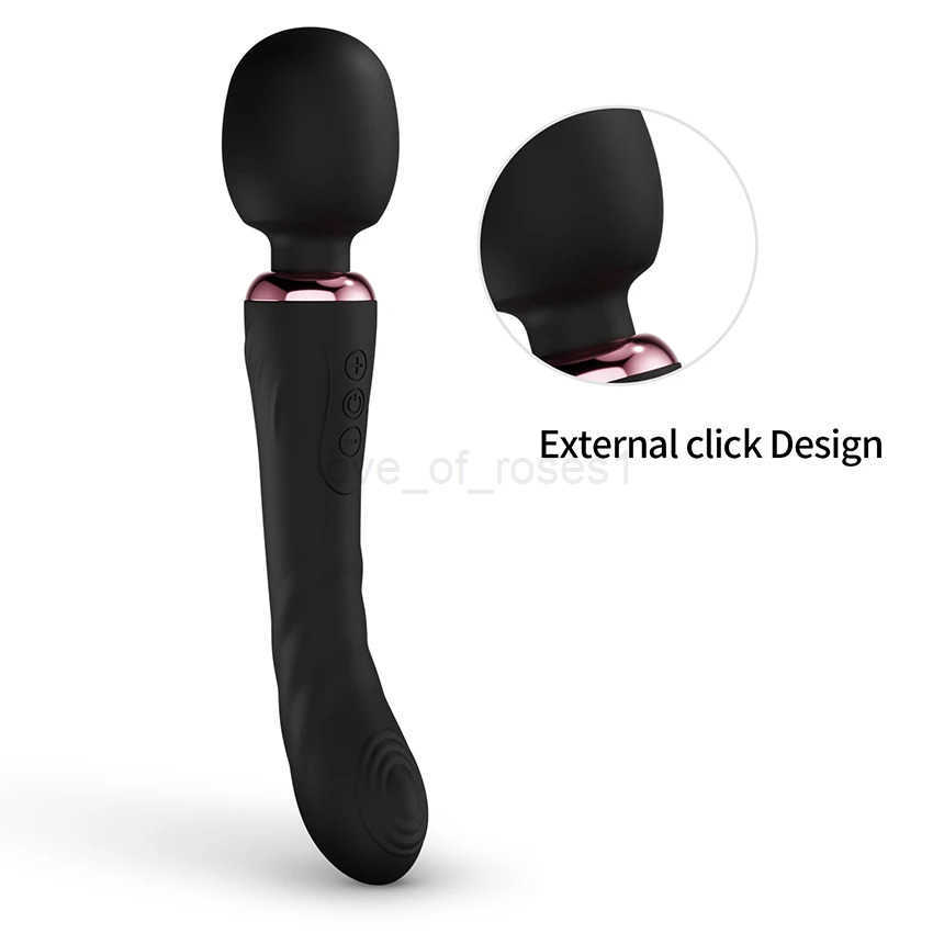 Powerful Dildos Vibrator Dual Motor Silicone Large Size Wand G-Spot Massager Sex Toys For Couples Clitoris Stimulator For Adults Z250719