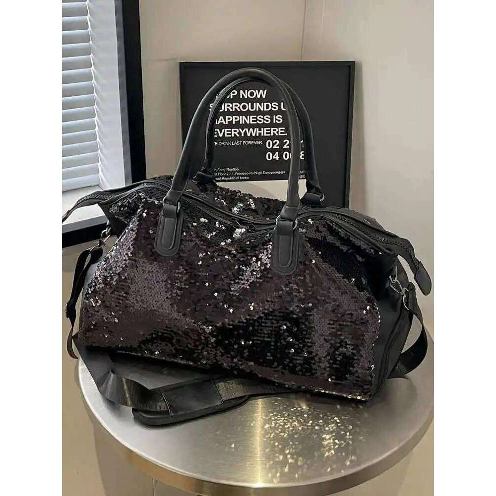 Fashion Sequin Travel Tote Women New Large Capacity Versatile Yoga Bodybuilding Underarm Popular Crossbody Bags