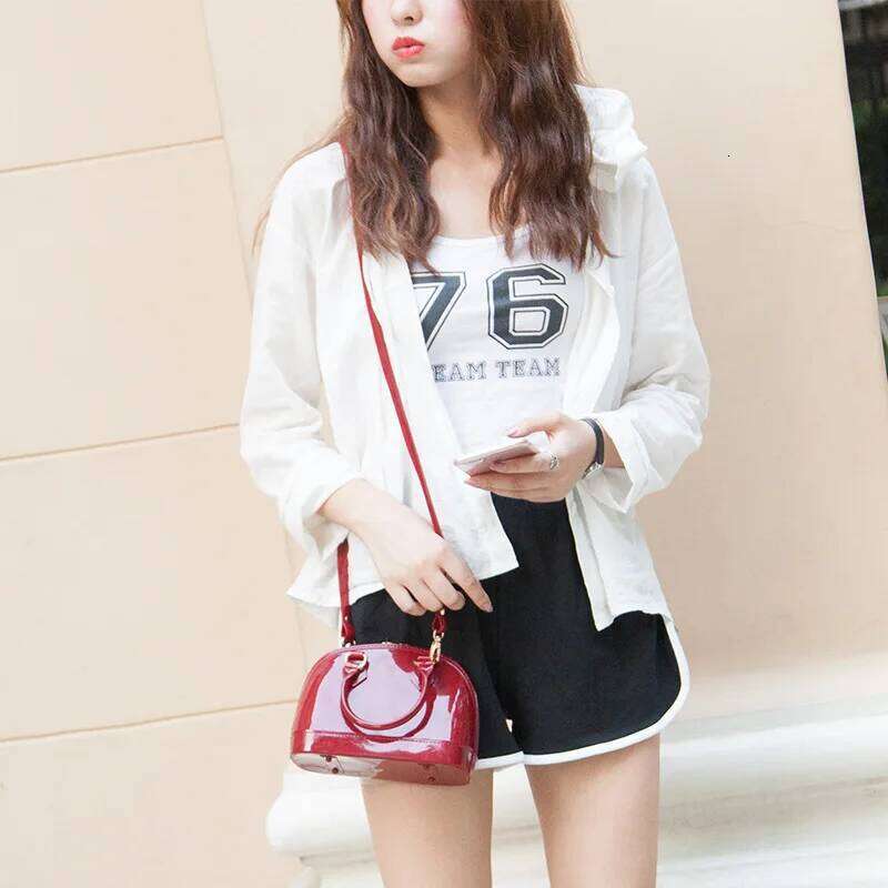 Designer Bag Popular Casual Transparent Candy Jelly Mini Shoulder Crossbody Portable Zipper Women's Small Bag, Hand Bags