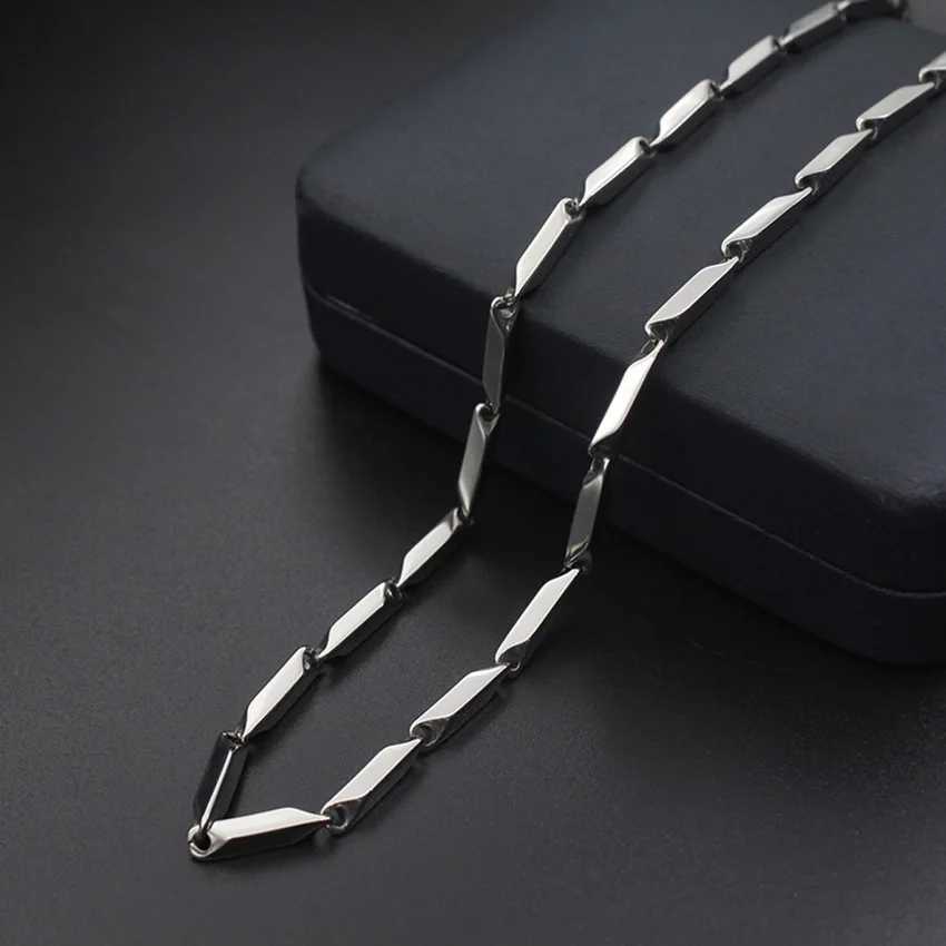 Fashion High-end New Titanium Steel Necklace Melon Chain Stainless Steel Chain Men And Women Fashion Necklace Gift Hot Sale W250718