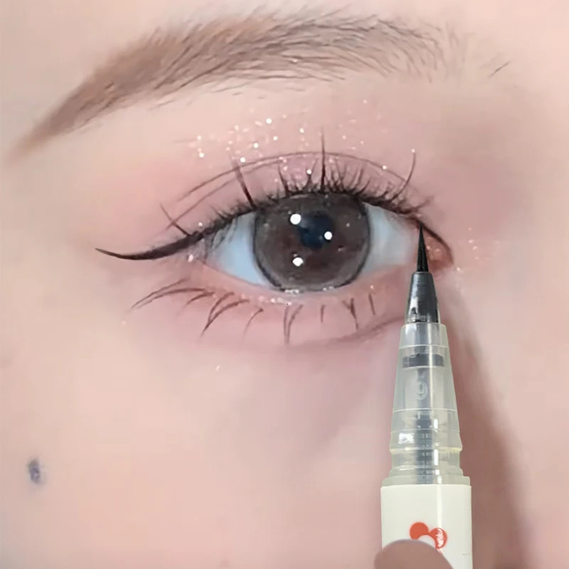 Black Brown Liquid Eyeliner Waterproof Long Lasting Eye Liner Pencil Quick Drying Not Bloom Natural Eyeliner Liquid Pen Cosmetic 250716