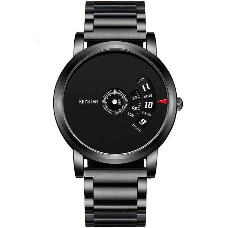 uthai cq136 watch for mens light luxury quality stainless steel korean edition student waterproof trend fashion quartz clock W250718