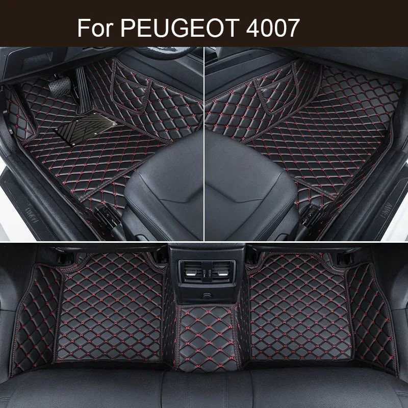 Car Floor Mats for PEUGEOT 4007 2009-2016 Accessories Customized Auto Carpets S25719