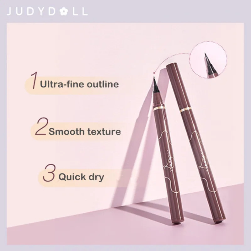 JUDYDOLL Liquid Eyeliner Waterproof Long Lasting Eye Liner Eyebrow Lower Lashes Pencil Quick Dry Not Bloom Natural Cosmetic Tool 250716