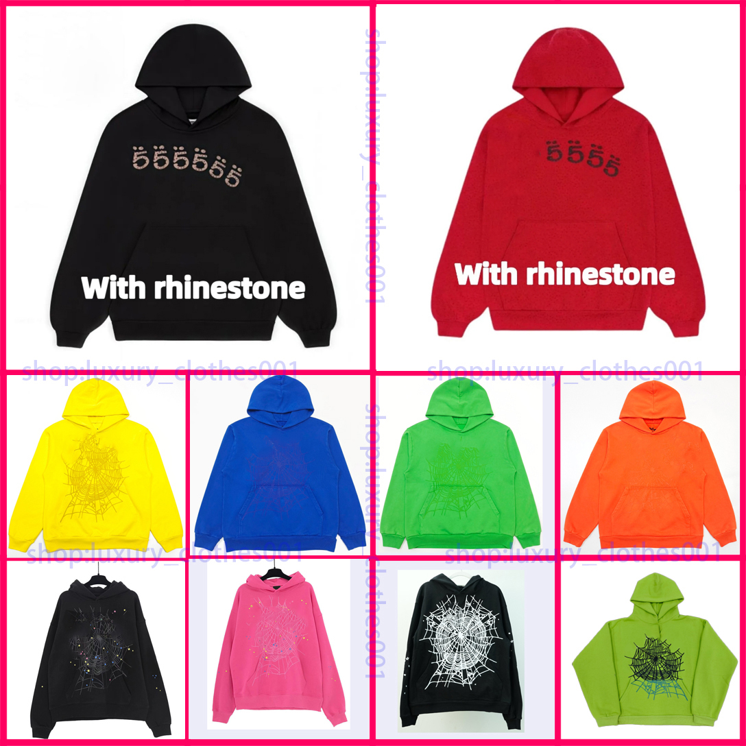 10/10 spider hoodie Mens Web Hoodie for men Sweatshirts Hoody Women grid five cobweb pink hoody Tracksuit Print Pullover net pants mens pants suit us size s-xl