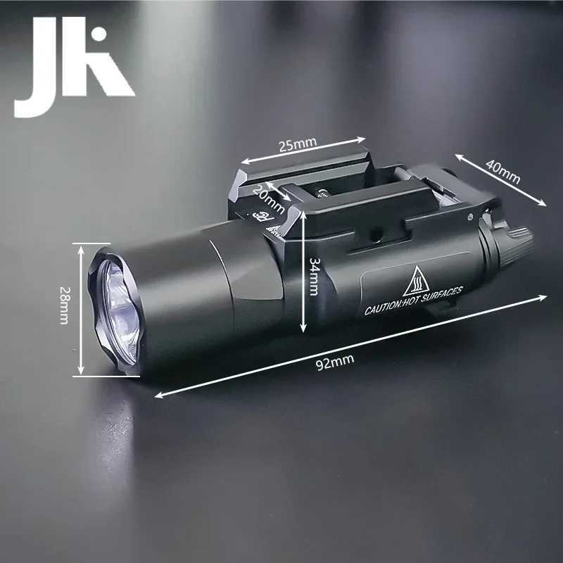 300U-B 300U Hunting Flashlight D White Light Strobe 300U-B Hunting Weapon Scout Light Fit 20mm Rail XJ250718