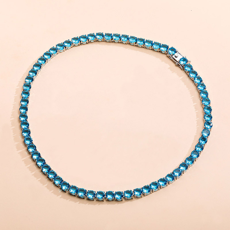Iced out Tennis Chain Luxury VVS Moissanite Single Row Necklace Bracelet Hip Hop Bling Bling Full Diamond Jewelry GRA Certified
