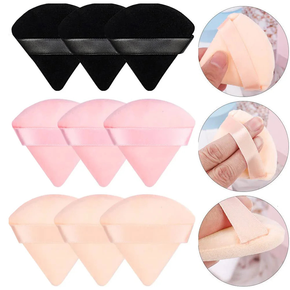 Powder Puff Face Makeup Sponge Cosmetics Soft Cotton Washable Velvet Tools 250716