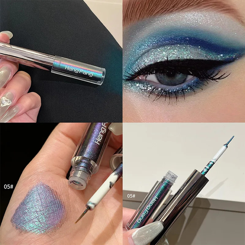 Glitter Chameleons Eyeliner Multi Chrome Eyeliner Lasting Shiny Metallic Eyeshadow Eyeliner Green Purple Makeup Pigment Cosmetic 250716