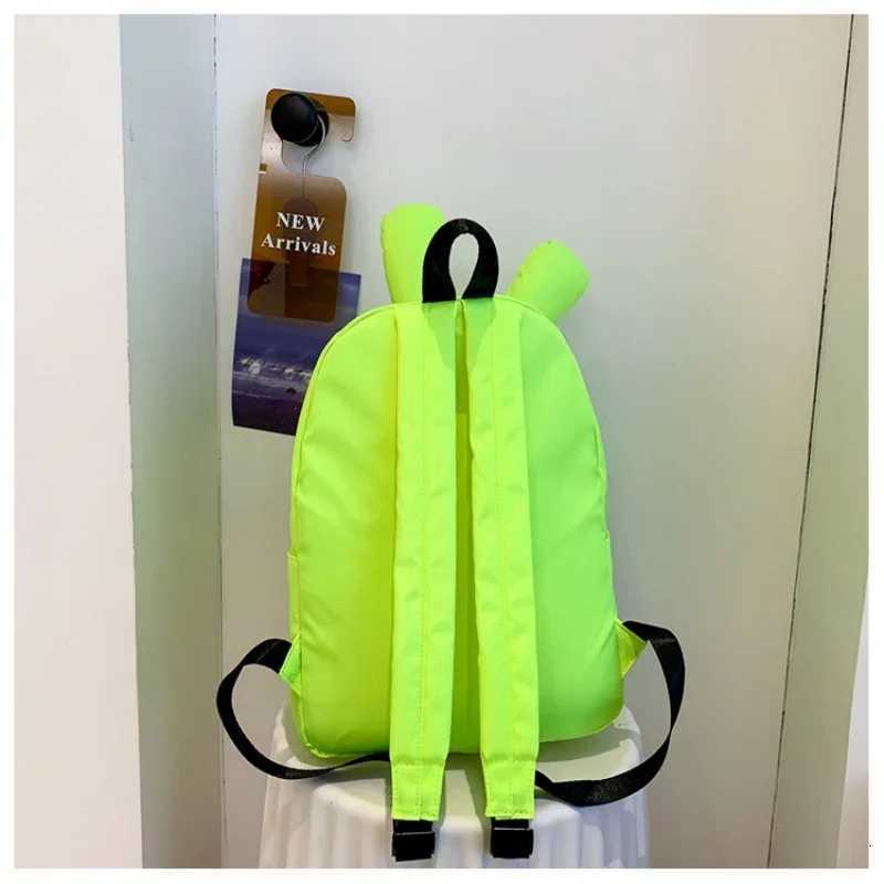 Female Backpack Cartoon Cute Rabbit Backpack 2025 New Large Capacity Action Figure Lightweight Student School Bag Girl Travel Bag y250718