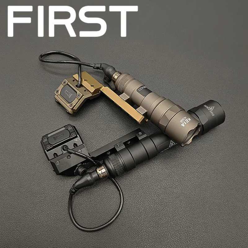 Airsoft Surir M300B M600B Tactical Flashlight Weapon Gun Scout Light with Modbutton Pure Switch Hunting Rif Accessories XJ250718