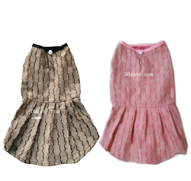 Designer Dress Clothes Small Dogs Lightweight Cooling Dresses Soft Breathable Pet Cats Dog Skirt for Spring Summer Brown XXL A403 1c1 99d