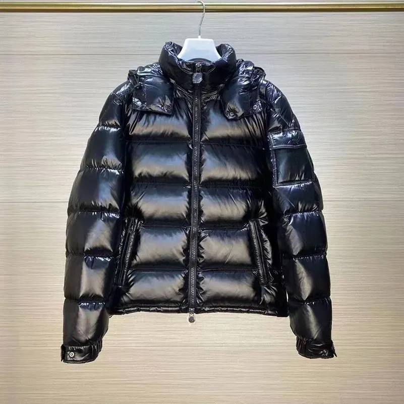 winter jacket puffer jacket mens coat mens parka body warmer thick hooded NFC maya jacket womens fashion style slim embroidered badge white duck puffer zip up jacket